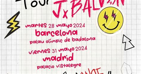 J Balvin Actuará En Badalona Barcelona Y Madrid En Mayo De 2024