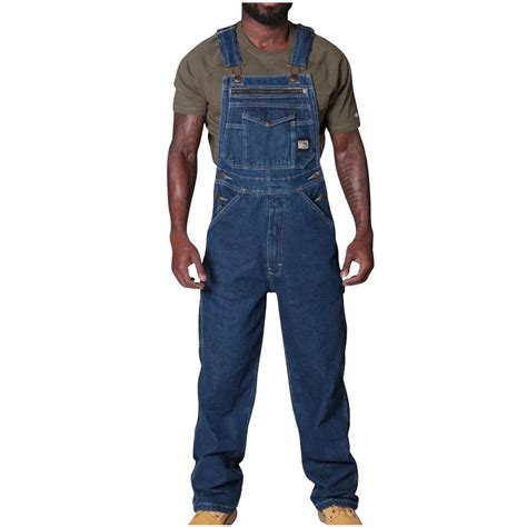 Men S Denim Bib Overall Mens Relaxed Fit Overall Midweight Workwear