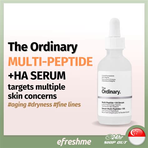 The Ordinary Multi Peptide Ha Serum Buffet Shopee Singapore