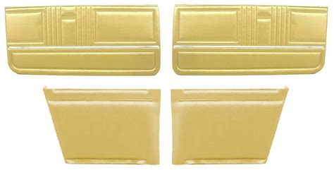 Camaro Convertible Standard Interior Assembled Door Panel Kit Gold