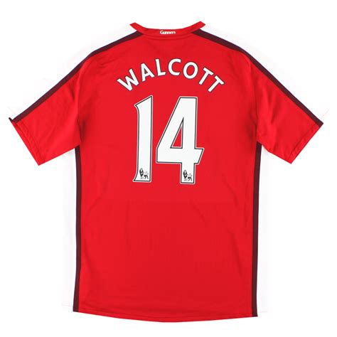 Arsenal Nike Home Shirt Walcott W Tags L