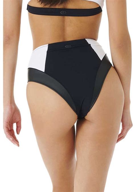 Rip Curl Mirage Ultimate Hi Cheeky Bikini Bottom 01DWSW Schwarz Ab 33