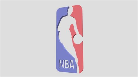 Nba 3d Logo 3d Model By Wadihshajj [ef57a7c] Sketchfab