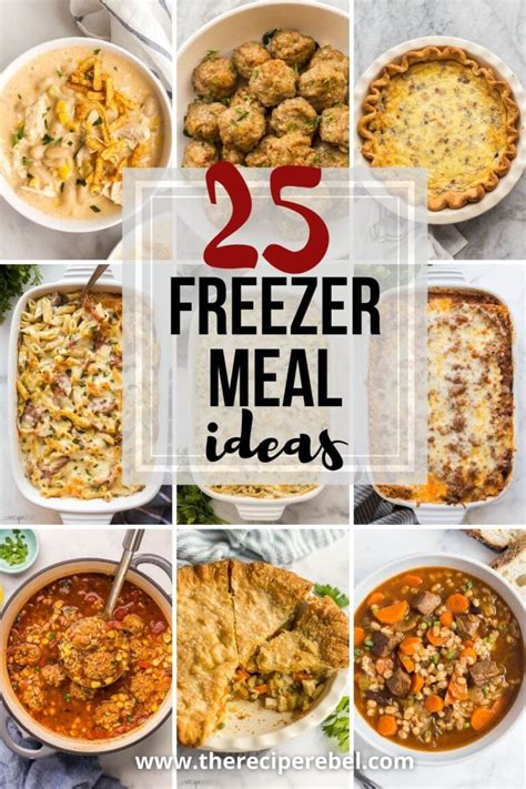 Freezer Meal Ideas The Recipe Rebel