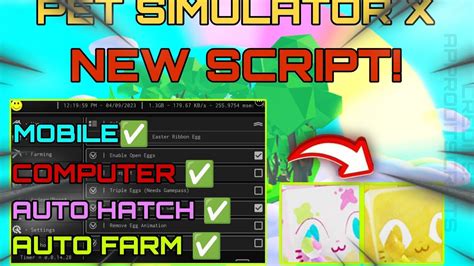 EVENT Pet Simulator X Script Hack EGG HUNT OP Auto Farm Auto