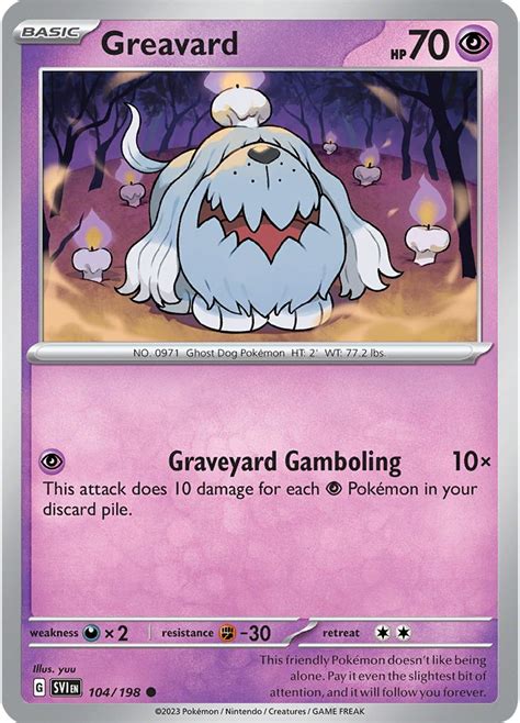 Serebii net Pokémon Card Database Scarlet Violet 104 Greavard