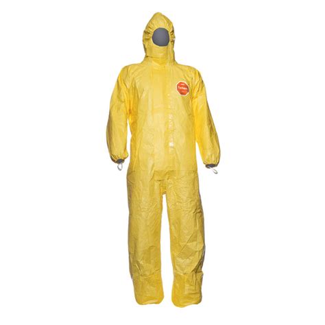 Buy Dupont™ Tychem® 2000 C Chemical Safety Coveralls Cha5 Yellow 9l