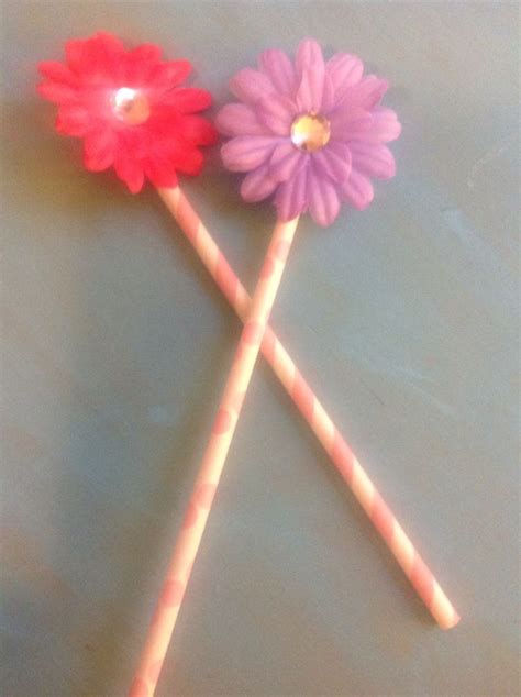 Hair Clips And Paper Straws Magic Fairy Wands