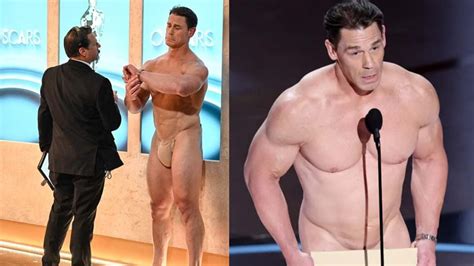 John Cena S Oscars Costume Revelation Not As Naked As Perceived