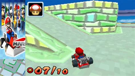 Let S Play Mario Kart DS 22 Missionen Von Welt 6 Eis Bully YouTube