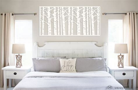 Birch Wall Art Birch Trees Birch Tree Decor Birch Wall Etsy