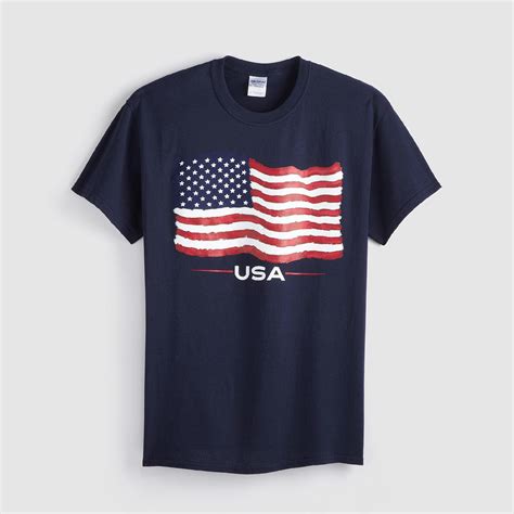 Mens American Flag T Shirt 40 Off