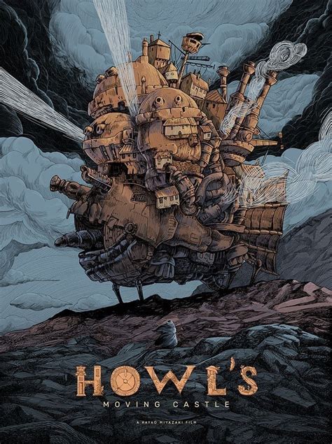 El Castillo Ambulante Studio Ghibli Poster Howl S Moving Castle