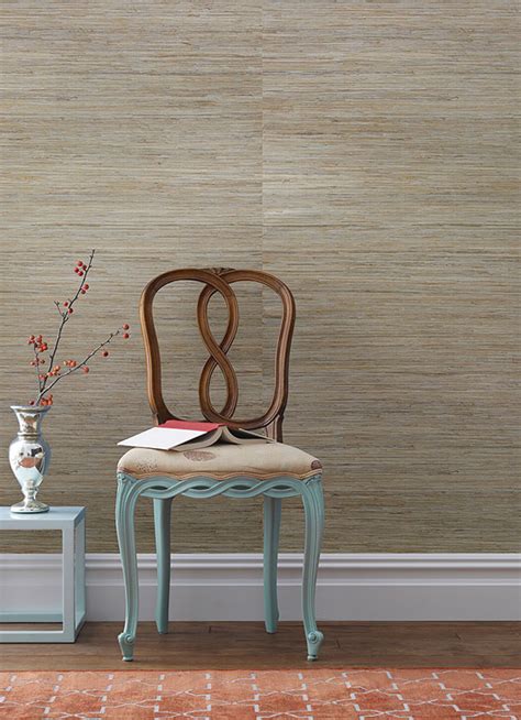 Isami Light Blue Grasscloth Wallpaper Wallpaper And Borders The Mural Store