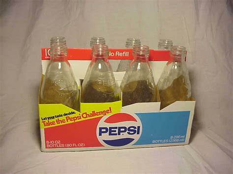 C1970s Pepsi Cola Pepsi 8 Pack Of 10 Ounce Soda Bottles With Etsy