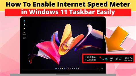 How To Show Internet Speed Meter In Windows 11 Taskbar Easily Youtube