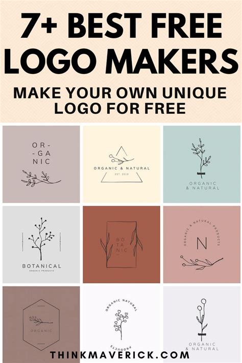 7 Best Free Logo Makers Create My Own Logo Create A Company Logo