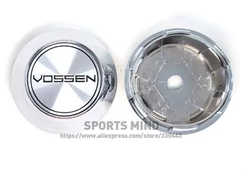 X Mm Vossen Silver Chrome Emblems Badges Wheel Caps Hubcaps Rim Caps