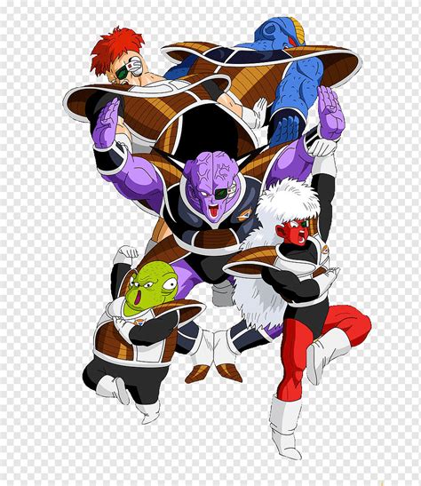 Captain Ginyu Frieza Ginyu Force Vegeta Goku Forcess Fictional