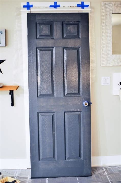 How To Paint An Interior Paneled Door With A Roller Cabinets Matttroy