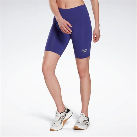 Reebok Apparel Women Reebok Identity Fitted Logo Shorts Bolprp Reebok