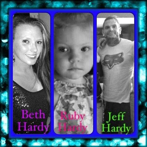 Jeff And Beth Hardy With Daughter Ruby Hardy The Hardy Boyz Jeff Hardy