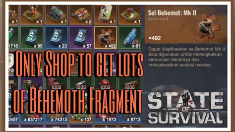 Wow Murah Fragment Behemoth Di Toko State Of Survival Youtube