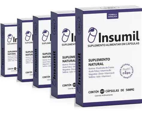 Kit Insumil Original Caixa C Psulas R Pida Absor O