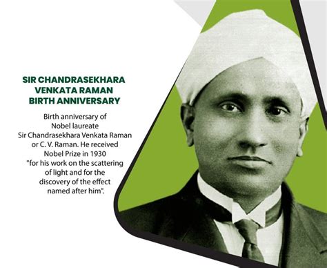 CV Raman Birth Anniversary Significance And Achievements