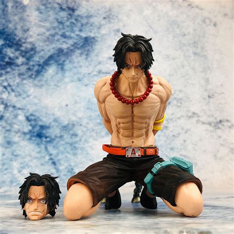 Anime ONE PIECE PortgasD Ace Kniende Position 1 7 Pvc Figur Modell