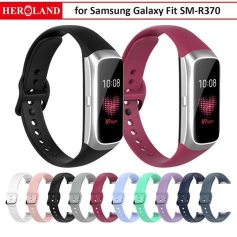 สายซิลิโคนสำหรับสายรัดข้อมือ Samsung Galaxy Fit Sm R370สายสำรอง