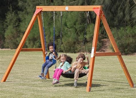 Dolphin Playground DIY Swing Sets for Backyard, Wooden Playground Sets ...