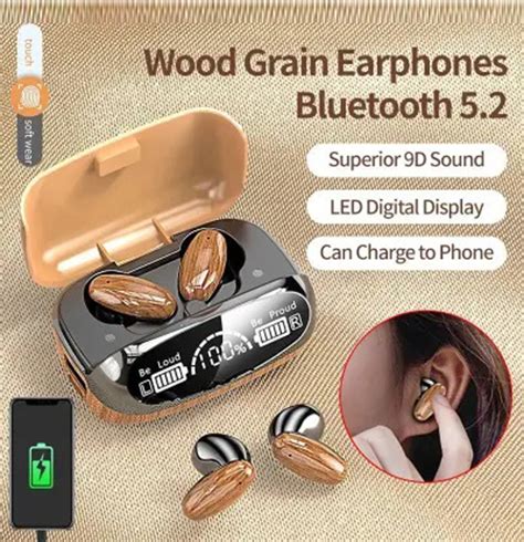 M Tws True Wireless Earbuds Bluetooth Earphone Touch Control With