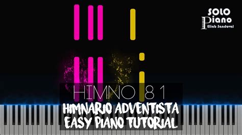 HIMNO 81 Noche De Paz Easy Piano Tutorial Partitura YouTube