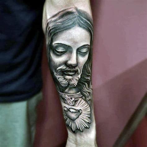 50 Jesus Forearm Tattoo Designs For Men Christ Ink Ideas