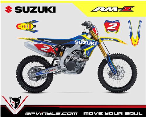 Graphic Decals Suzuki Rmz Gpvinyls