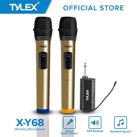 Tylex X Y Microphone Professional Vhf Handheld Pcs Wireless