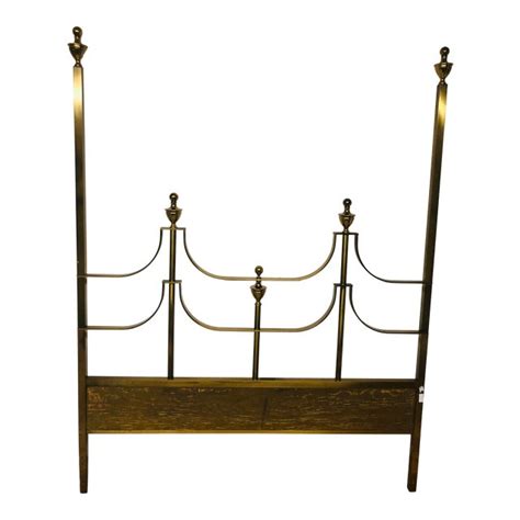 Vintage Queen Mastercraft Brass Headboard Chairish