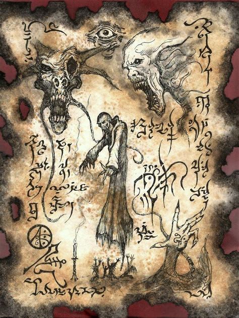 This Listing Is For A Fragment From The Necronomicon An Art Print