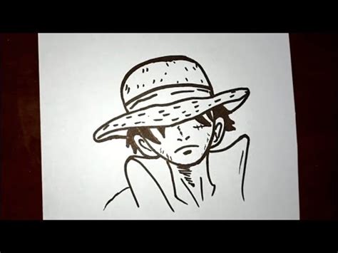 Como Dibujar A Luffy De One Piece Youtube