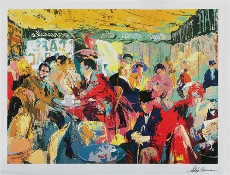 Cafe Rive Gauche By Leroy Neiman On Artnet