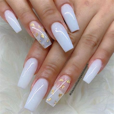 The Most Stylish Ideas For White Coffin Nails Design