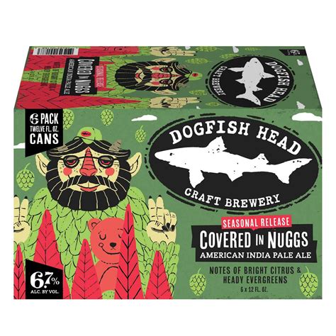 Dogfish Head Covered In Nuggs Ipa Seasonal Beer 6 Pk Cans Shop Beer