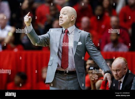 Cincinnati Head Coach Mick Cronin Directs His Players From The Bench In