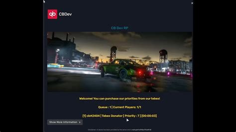 Fivem Queue Sytem With Tebex And Discord Integration Youtube