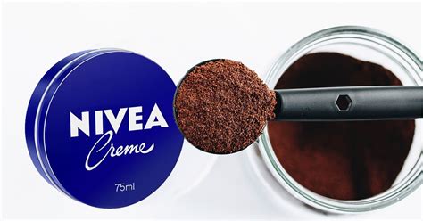 Maschera di crema Nivea e caffè per avere una pelle di 10 anni più giovane