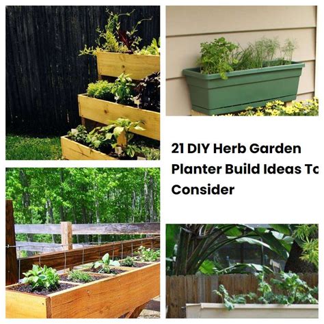 21 Diy Herb Garden Planter Build Ideas To Consider Sharonsable