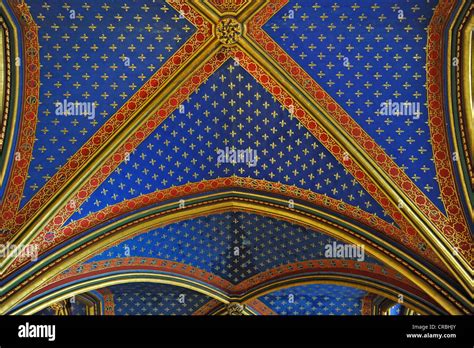 Ceiling Construction Of The Lower Chapel Chapelle Basse Sainte