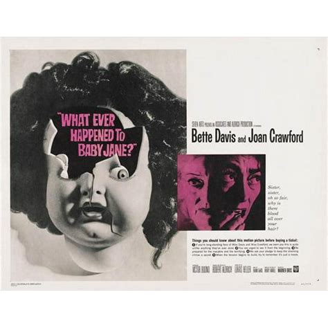 Whatever Happened To Baby Jane Poster Movie 30 X 40 In 77cm X 102cm