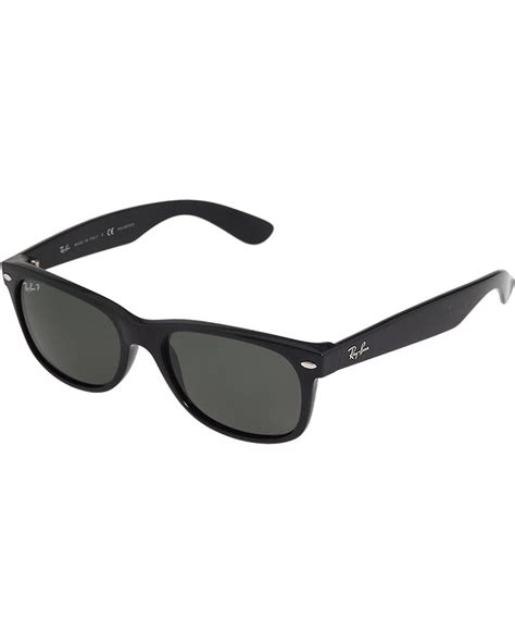 Ray-Ban RB2132 New Wayfarer Polarized Sunglasses | Zappos.com